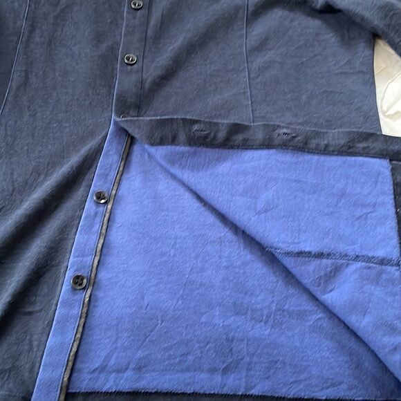 Hugo Boss, Boss Slim Fit Shirt, Jersey Stretch Denim/Navy Blue - Picture 5 of 9